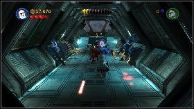 Teraz podejdź do panelu i aktywuj go [1], po czym wejdź do środka - Generał Grievous (6) | Tryb fabularny | LEGO Star Wars III The Clone Wars - LEGO Star Wars III: The Clone Wars - poradnik do gry