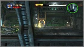 Po wejściu na korytarz zacznij kierować się w prawo, eliminując po drodze rywali [1] - Generał Grievous (7) | Tryb fabularny | LEGO Star Wars III The Clone Wars - LEGO Star Wars III: The Clone Wars - poradnik do gry