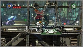 Następnie zjedź szturmowcem na dół i uruchom windę, na którą będzie mógł wskoczyć Jedi [1] - Asajj Ventress (1) | Tryb fabularny | LEGO Star Wars III The Clone Wars - LEGO Star Wars III: The Clone Wars - poradnik do gry