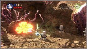 Od razu po rozpoczęciu misji zacznij walczyć z atakującymi cię żołnierzami [1] - Asajj Ventress (2) | Tryb fabularny | LEGO Star Wars III The Clone Wars - LEGO Star Wars III: The Clone Wars - poradnik do gry