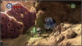 Idź dalej w prawo, aż do srebrnej rośliny, którą wysadź w powietrze przy pomocy bazooki [1] - Asajj Ventress (2) | Tryb fabularny | LEGO Star Wars III The Clone Wars - LEGO Star Wars III: The Clone Wars - poradnik do gry