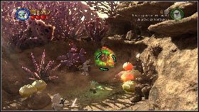 Po chwili z zablokowanego przejścia zaatakują cię droidy - Asajj Ventress (2) | Tryb fabularny | LEGO Star Wars III The Clone Wars - LEGO Star Wars III: The Clone Wars - poradnik do gry