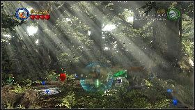 Zacznij kierować się w prawą stronę dżungli eliminując po drodze napotkanych rywali [1] - Asajj Ventress (3) | Tryb fabularny | LEGO Star Wars III The Clone Wars - LEGO Star Wars III: The Clone Wars - poradnik do gry