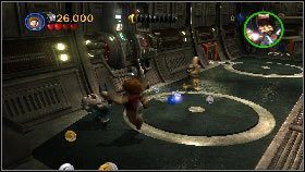 Kiedy wyskoczy z nich rywal z bombą dobiegnij do niego i zaatakuj go [1] - Asajj Ventress (3) | Tryb fabularny | LEGO Star Wars III The Clone Wars - LEGO Star Wars III: The Clone Wars - poradnik do gry