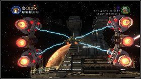 Wróć do statku, wystartuj i poszukaj przy krążownika silnika odrzutowego [1] - Asajj Ventress (4) | Tryb fabularny | LEGO Star Wars III The Clone Wars - LEGO Star Wars III: The Clone Wars - poradnik do gry