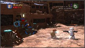 Z części, które po nim pozostaną stwórz pomarańczowy chwytak i przytwierdź go do drzwi [1] - Asajj Ventress (5) | Tryb fabularny | LEGO Star Wars III The Clone Wars - LEGO Star Wars III: The Clone Wars - poradnik do gry