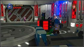 Idąc dalej na wschód, dotrzesz do trzecich drzwi, które możesz otworzyć w hełmie klona [1] - Wstęp; Kryzys zakładników | Etapy specjalne | LEGO Star Wars III The Clone Wars - LEGO Star Wars III: The Clone Wars - poradnik do gry