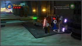 Pierwszą porcję części zamiennych zdobędziesz niszcząc stojący obok statku podest [1] - Zamek zagłady | Etapy specjalne | LEGO Star Wars III The Clone Wars - LEGO Star Wars III: The Clone Wars - poradnik do gry