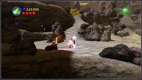 Możesz teraz wsiąść do pojazdu i wyjechać na zewnątrz [1] - Zamek zagłady | Etapy specjalne | LEGO Star Wars III The Clone Wars - LEGO Star Wars III: The Clone Wars - poradnik do gry