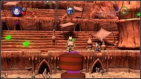 Żeby zdobyć kolejny skarb, korzystając z mocy ułóż fioletowe podesty tak aby utworzyły schody #2_1 - Prolog | Gra dowolna | LEGO Star Wars III The Clone Wars - LEGO Star Wars III: The Clone Wars - poradnik do gry