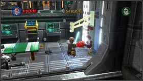Udaj się do pomieszczenia z wieżyczkami laserowymi [M1 - Statek Republiki (2) | Czerwone i złote klocki - LEGO Star Wars III: The Clone Wars - poradnik do gry