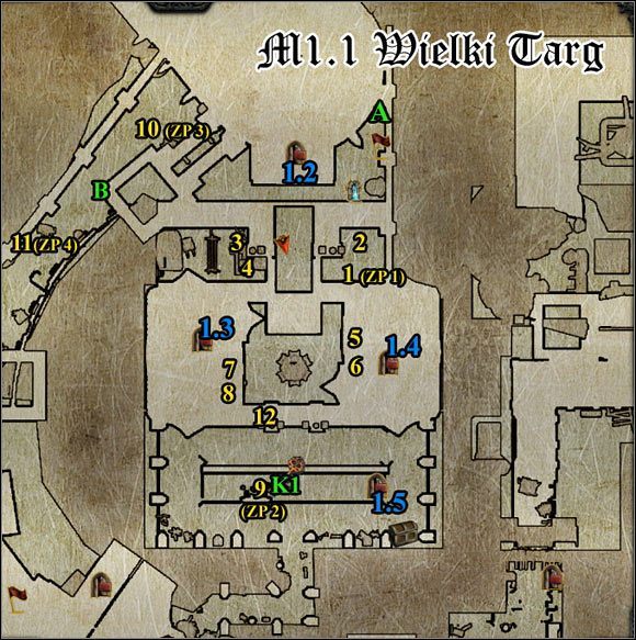 1 - M1; M1.1 - Aleroth i Wielki Targ | Mapy w Divinity II Flames of Vengeance - Divinity II: Flames of Vengeance - poradnik do gry