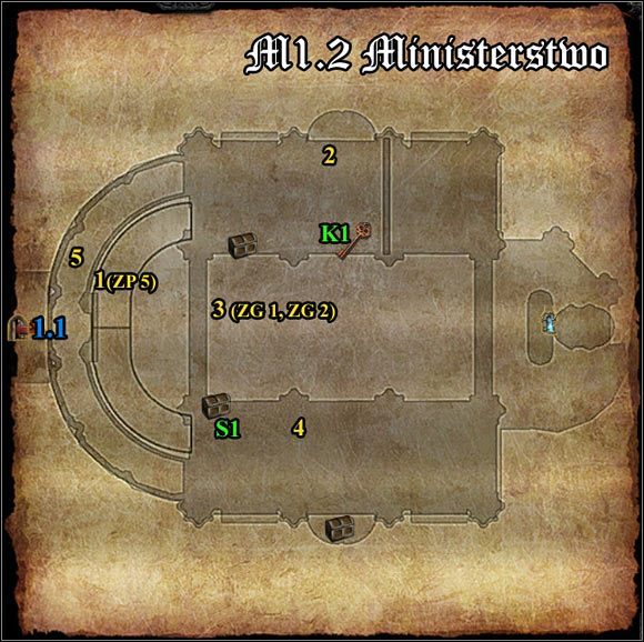 1 - M1.2; M1.3 - Ministerstwo i Dom uzdrowicieli | Mapy - Divinity II: Flames of Vengeance - poradnik do gry