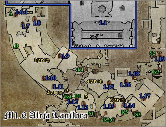 1 - M1.6; M1.6.1 - Aleja Lanilora i Kapliczka Maxosa | Mapy - Divinity II: Flames of Vengeance - poradnik do gry