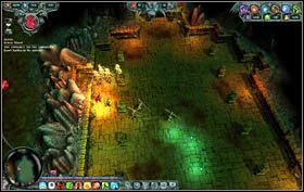 Ta komnata od początku wydaje się dziwna - w końcu 16 posągów nie może sobie stać ot tak - Misja 12 - Volcano of Terror | Opis przejścia Dungeons - Dungeons - poradnik do gry