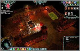 Po chwili powtarza się ta sama sytuacja - przez otwarte wrota przechodzi kolejny patrol - Misja 14 - Paradise Castle Upon Honeyville River | Opis przejścia Dungeons - Dungeons - poradnik do gry