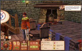 Żeby opić sukces korzystamy z beczułek - warzymy dowolny napój lub bierzemy napitek (jeśli jest już w beczce) - Awans Dramatopisarza | Misje w The Sims Średniowiecze - The Sims: Średniowiecze - poradnik do gry