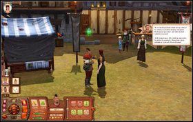 Gdy doprowadzimy Chrapków do kościoła będziemy musieli wygłosić kazanie - ustalamy jego godzinę klikając na ambonę i korzystamy z niej o wybranej porze (wygłoś kazanie o znaczeniu silnych sojuszników) - Bezsenność w Chrapkowicach | Misje w The Sims Średniowiecze - The Sims: Średniowiecze - poradnik do gry