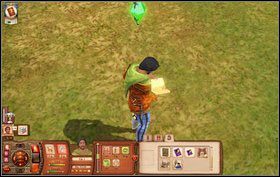 Udzielamy kolejnej lekcji czytania wskazanej osobie i udajemy się na polanę leśną - Palenie Ksiąg | Misje w The Sims Średniowiecze - The Sims: Średniowiecze - poradnik do gry