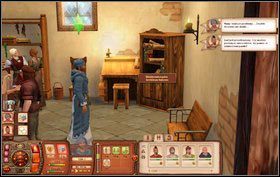 Kupiec: Kram otwieramy po prostu klikając na niego i wybierając odpowiednią opcję - Preludium Zarazy | Misje w The Sims Średniowiecze - The Sims: Średniowiecze - poradnik do gry