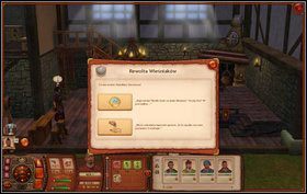 Żeby przekonać wieśniaków Kupiec musi kupić 5 mydeł w Kramie Wiejskim i ugotować 3 kasze (a następnie schować je do ekwipunku) - Rewolta Wieśniaków | Misje w The Sims Średniowiecze - The Sims: Średniowiecze - poradnik do gry