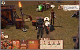 Gdy zgłosimy sprawę Królowi będziemy mogli wybrać, co damy wieśniakom - mydło lub strawę - Rewolta Wieśniaków | Misje w The Sims Średniowiecze - The Sims: Średniowiecze - poradnik do gry