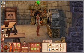 Kupiec rozdaje księgi wskazanym wybrańcom (gdy nie będą chcieli ich przyjąć, przekupujemy ich) i wybrać się do kilku miejsc statkiem - Smok z Miasta... (1) | Misje w The Sims Średniowiecze - The Sims: Średniowiecze - poradnik do gry