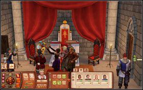 Patrole kupieckie zorganizujemy dzięki dowolnej mapie taktycznej - najpierw oceniamy na niej sytuację polityczną - Święta Kontrola; Trefniś | Misje w The Sims Średniowiecze - The Sims: Średniowiecze - poradnik do gry