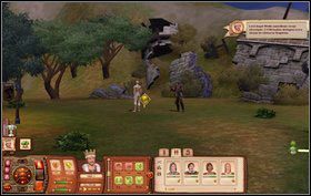 Kiedy przyjdzie czas zamiany na jeden dzień z błaznem wybieramy mu odzienie w dowolnej komodzie (wybierz odzienie) - Święta Kontrola; Trefniś | Misje w The Sims Średniowiecze - The Sims: Średniowiecze - poradnik do gry