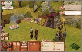 Bard: Na początku zadania Bard otrzyma wybór odnośnie źródła inspiracji, ale nie ma on wielkiego znaczenia dla przebiegu zadania - Wędrowny Prorok | Misje w The Sims Średniowiecze - The Sims: Średniowiecze - poradnik do gry