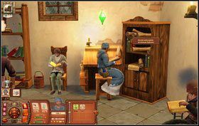 Po wizycie na Rynku Medyk musi zbadać pacjentów - chodzi o opcję zbadaj (a nie diagnozuj) - Wschodnie Obietnice | Misje w The Sims Średniowiecze - The Sims: Średniowiecze - poradnik do gry