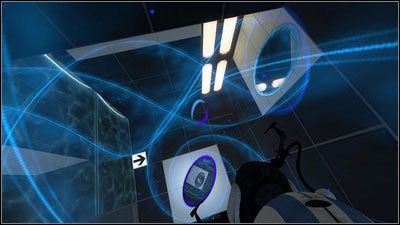 Niech jego towarzysz wejdzie do powstałego tunelu - Rozdział 4 - Świetlna bariera (3) | Tryb współpracy Portal 2 - Portal 2 - poradnik do gry