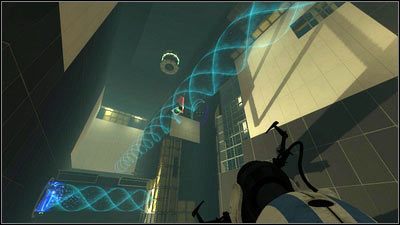 Doleci w ten sposób do czerwonego guzika - Rozdział 4 - Świetlna bariera (1) | Tryb współpracy Portal 2 - Portal 2 - poradnik do gry