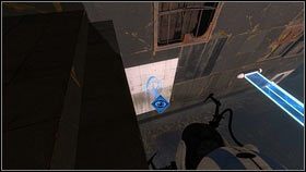 Będzie tam kolejny pochylony panel - Rozdział 3 - Świetlna bariera (2) | Tryb współpracy Portal 2 - Portal 2 - poradnik do gry