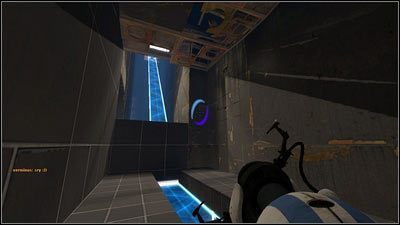 Drugi robot, który tego dokona, niech przeniesie swoją dolną dziurę na biała ścianę u góry - Rozdział 3 - Świetlna bariera (2) | Tryb współpracy Portal 2 - Portal 2 - poradnik do gry