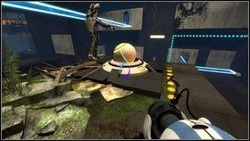 Kolejny zadanie należy do pomarańczowej maszyny - Rozdział 3 - Świetlna bariera (1) | Tryb współpracy Portal 2 - Portal 2 - poradnik do gry