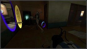 W pomieszczeniu z okrągłym włazem zobaczysz dwie dźwignie [1] - Rozdział 1 - Tworzenie zespołu (3) | Tryb współpracy Portal 2 - Portal 2 - poradnik do gry