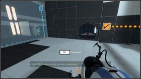 Żeby dostać się do pokoju testowego udaj się do dwóch kolejnych wind i użyj ich - Rozdział 1 - Tworzenie zespołu (2) | Tryb współpracy Portal 2 - Portal 2 - poradnik do gry