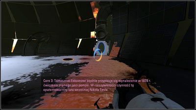 Podejdź teraz do plamy pomarańczowej substancji - Rozdział 9 - Teraz musi Cię zabić (3) | Opis przejścia Portal 2 - Portal 2 - poradnik do gry