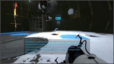 Po ponownej aktywacji Wheatleya, stwórz dziurę pod robotem i przeżuć przez nią bomby, tak jak poprzednio - Rozdział 9 - Teraz musi Cię zabić (3) | Opis przejścia Portal 2 - Portal 2 - poradnik do gry