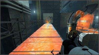 W miejscu, w które trafia, umieść pierwszą dziurę - Rozdział 9 - Teraz musi Cię zabić (2) | Opis przejścia Portal 2 - Portal 2 - poradnik do gry