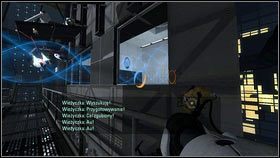 Po zobaczeniu nieudanej pułapki idź dalej przed siebie, aż do pomieszczenia z działającymi wieżyczkami - Rozdział 9 - Teraz musi Cię zabić (1) | Opis przejścia Portal 2 - Portal 2 - poradnik do gry