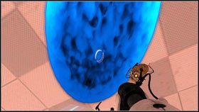 Na początku wskok do niebieskiego promienia [1] - Rozdział 8 - Swędzenie (1) | Opis przejścia Portal 2 - Portal 2 - poradnik do gry