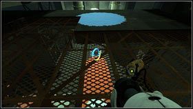 Jak sufit będzie odpowiednio pomalowany, wystrzel w niego pomarańczowy portal [1] - Rozdział 7 - Ponowne spotkanie (4) | Opis przejścia Portal 2 - Portal 2 - poradnik do gry