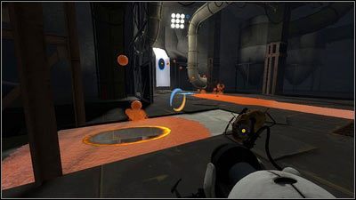 Wymalujesz w ten sposób na biało jedną ze ścian - Rozdział 7 - Ponowne spotkanie (4) | Opis przejścia Portal 2 - Portal 2 - poradnik do gry