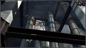 Wewnątrz pomieszczenia obróć się w lewo i spójrz do góry - Rozdział 7 - Ponowne spotkanie (4) | Opis przejścia Portal 2 - Portal 2 - poradnik do gry