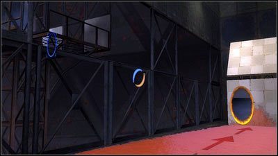 Gdy to zrobisz, przenieś się na pierwszą z prawej i połącz obie portalami - Rozdział 7 - Ponowne spotkanie (2) | Opis przejścia Portal 2 - Portal 2 - poradnik do gry