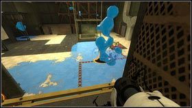 Żeby na nią wejść, umieść pomarańczową dziurę obok [1] - Rozdział 6 - Upadek (5) | Opis przejścia Portal 2 - Portal 2 - poradnik do gry