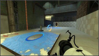 Wystrzel w to miejsce niebieski portal - Rozdział 6 - Upadek (4) | Opis przejścia Portal 2 - Portal 2 - poradnik do gry