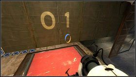 Po wejściu do pomieszczenia wskocz na platformę przed tobą i stwórz niebieski portal na pobliskiej ścianie [1] - Rozdział 6 - Upadek (3) | Opis przejścia Portal 2 - Portal 2 - poradnik do gry